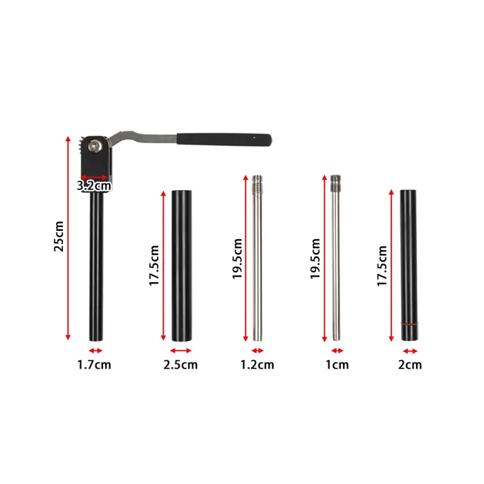 Kit d'outils de changement de pneus de vélo tout-terrain pour motocross