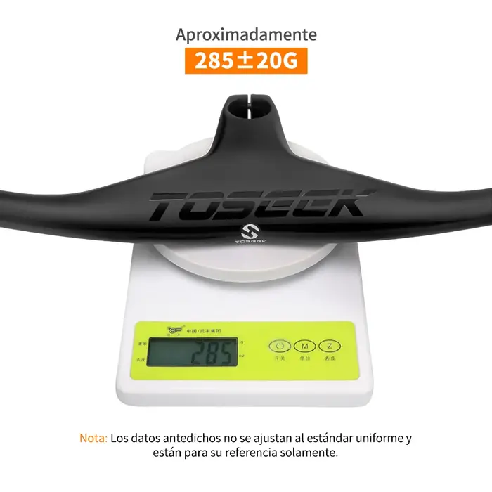 Guidon et tige de VTT en carbone TOSEEK 28,6 mm -17 °   Guidon intégré pour VTT 660 ~ 800-70/80/90/1