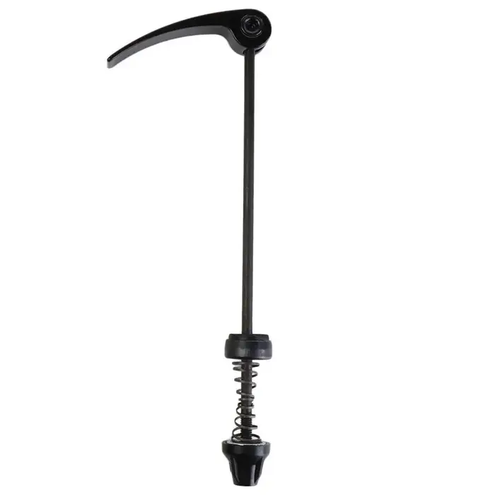 Levier de dégagement rapide en métal 17.5cm noir levier avant arrière de vélo brochettes en acier de