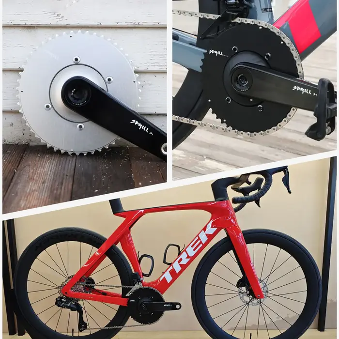 Plateau double pour vélo de route
