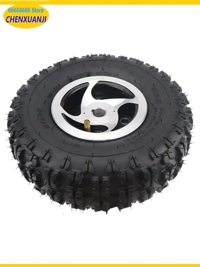 Roues gonflables de 10 pouces avec pneus 4.10-4 adaptés à une utilisation tout-terrain sur les scooters pour personnes âgées