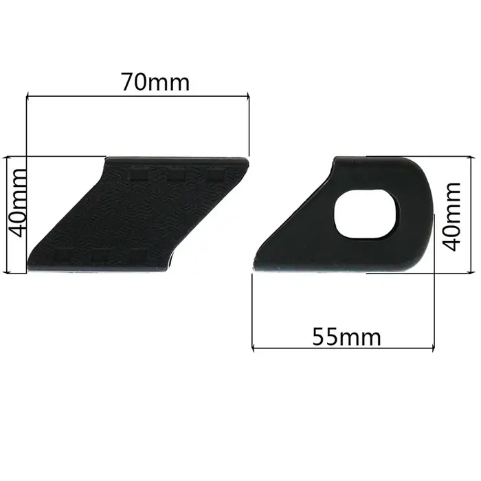 ENLEE couvercle de protection de manivelle de vélo de montagne ensemble de manivelle de vélo vtt couvercle de bras de manivelle de protection universel 4 pièces/1 ensemble