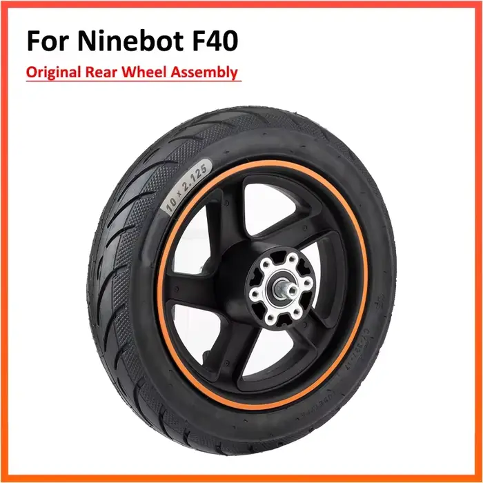 Roue arrière d'origine pour Scooter électrique Ninebot F40 F40D F40E F30 F20, moyeu de roue ABS comp