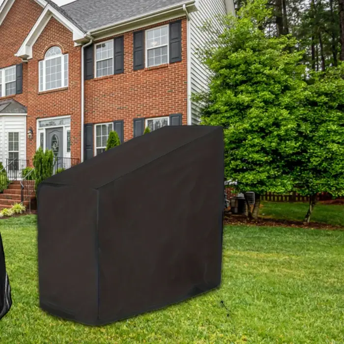 Housse de vélo d'exercice noire imperméable