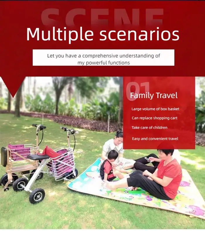 Tricycle électrique Parent-enfant