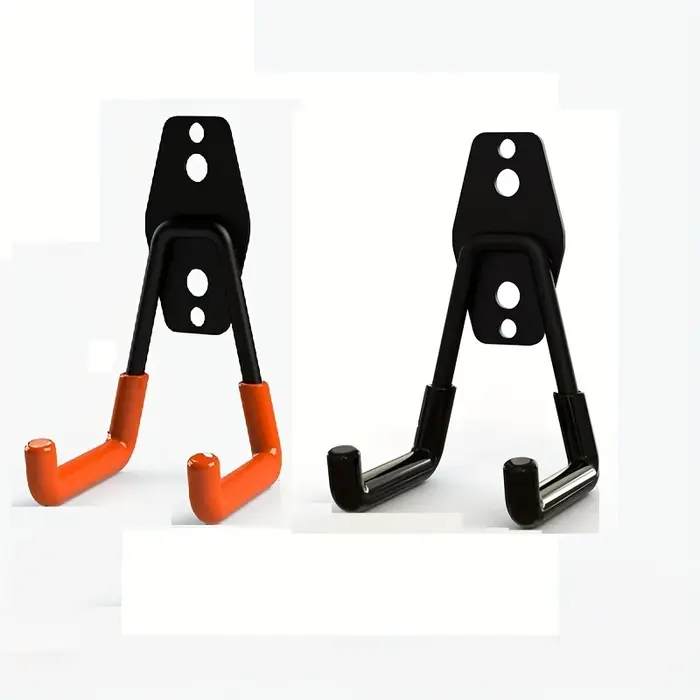 2 supports muraux pour vélos, crochets de rangement pour entrepôt, organisateur d'outils, accessoire