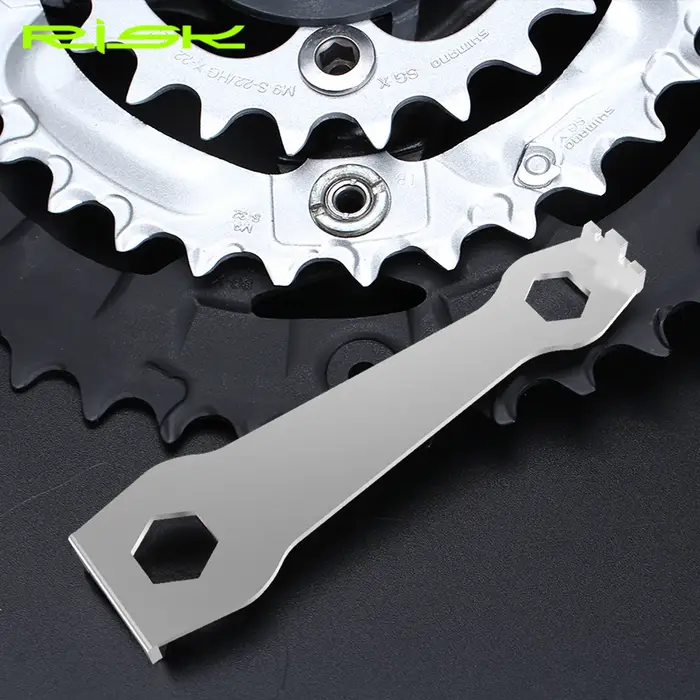 Risque vélo chaîne anneau boulons clé chaîne roue plateau installer clé pédalier boulon fixe réparat