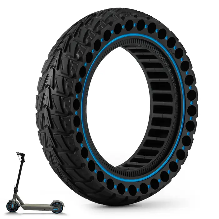 Pneu solide tout-terrain 10x2.5 (60/70-6.5) pour Scooter électrique Ninebot G30 G30L G30D