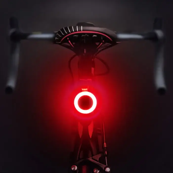 Feu arrière de vélo, lampe de cyclisme, Modes d'éclairage multiples, Flash Led Rechargeable par USB,