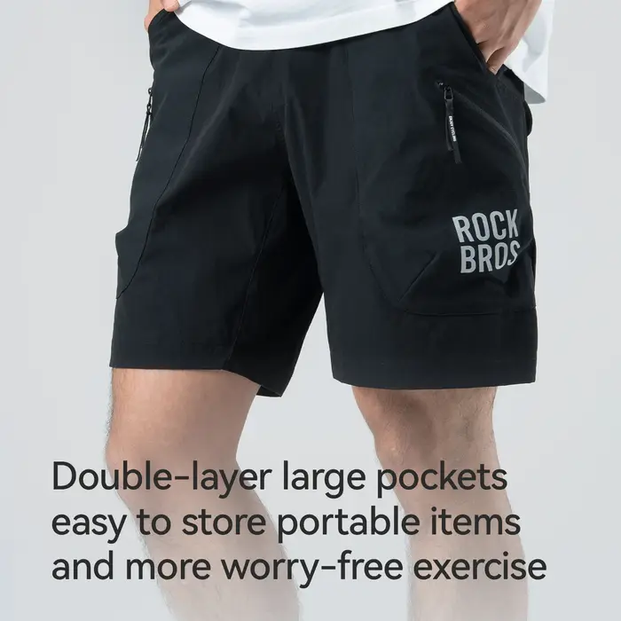 ROCKBROS – short de cyclisme d'été, respirant, pour vtt, Sport sur route, réfléchissant, confortable