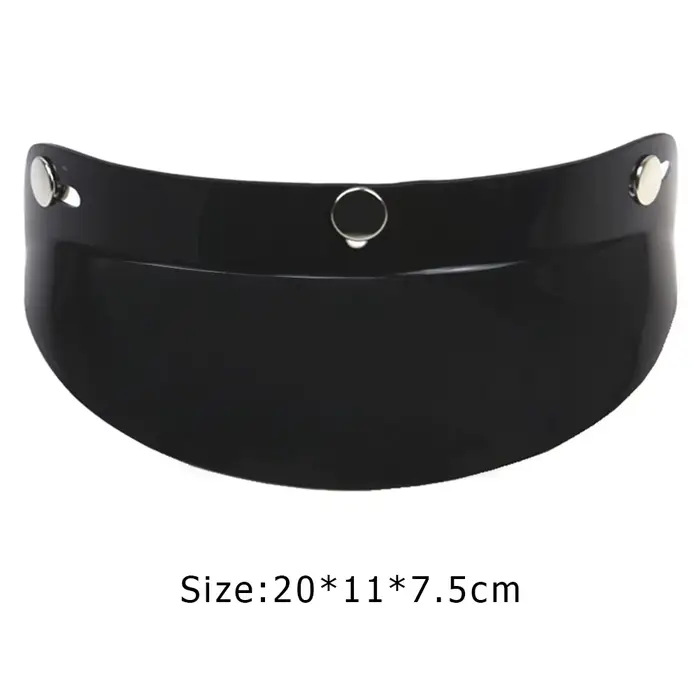 Visière de casque de vélo 3/4