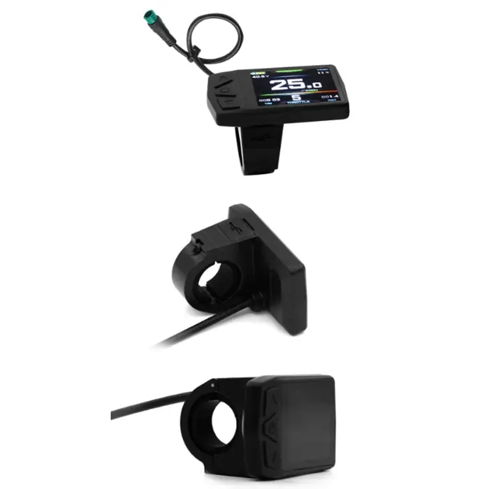 Ebike affichage pour KT TF01U 24V 36V 48V Intelligent coloré LCD compteur étanche Joint vélo électrique