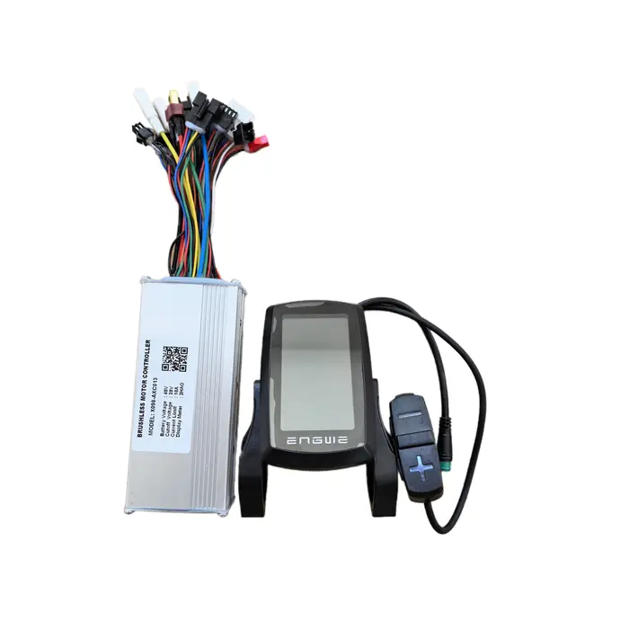 Contrôleur de moteur sans balais 48V 18A + afficheur numérique pour vélo électrique Engwe EP-2 Pro, 1 ensemble, compatible avec le protocole 2HAO, pièces de rechange