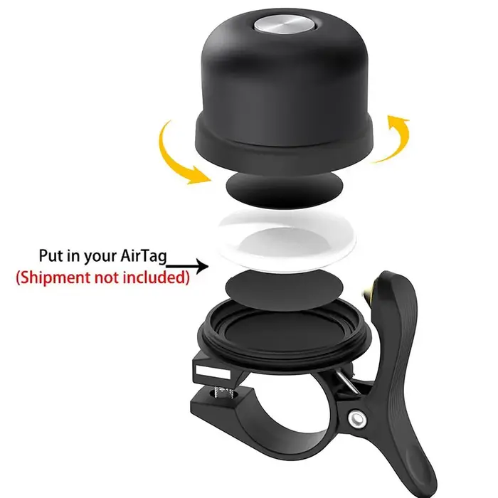 Sonnette de vélo pour AirTag
