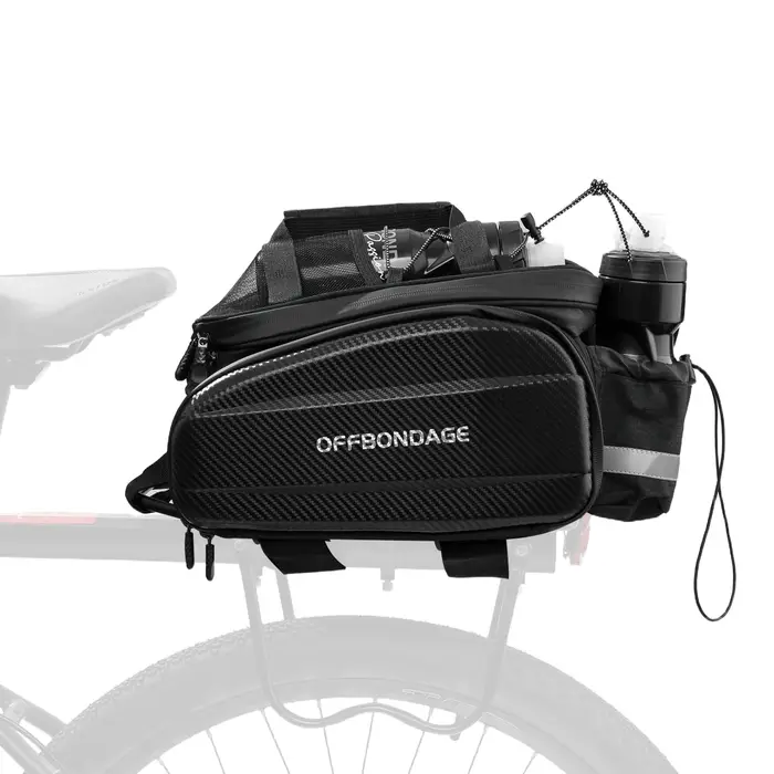 OFFBONDAGE 20L Sacoche de Selle Arrière pour Vélo, Sacoches de Porte-Bagages VTT, Sac de Voyage pour