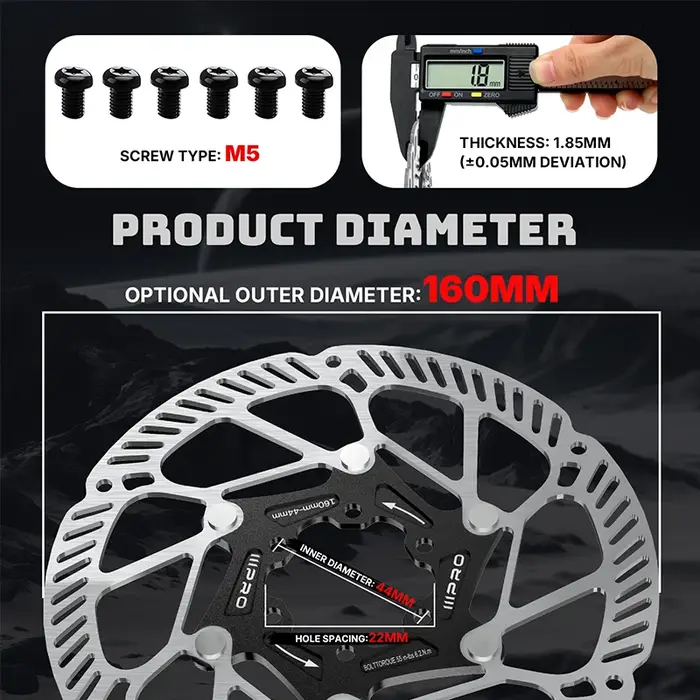 IIIPRO vélo Rotor 140/160/180/203MM
