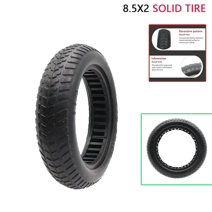 Pneu plein 8.5x2 pour trottinette