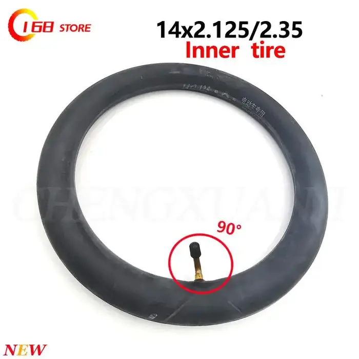 Pneu de roue de 14 pouces 14 x 2.125 / 54-254 avec chambre à air compatible avec de nombreux scooter