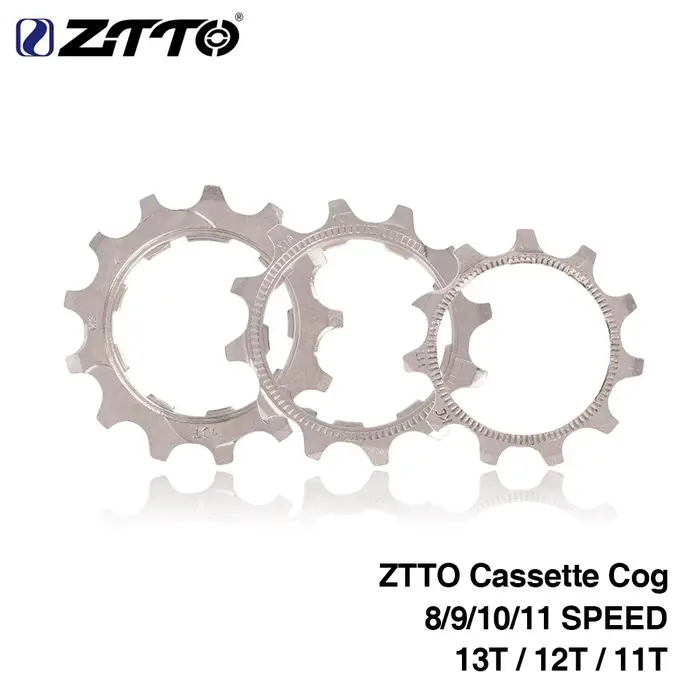 ZTTO pièces de vélo vtt vélo de route Cassette de vélo Cog 8 9 10 11 vitesses 11T 12T 13T pièces de 