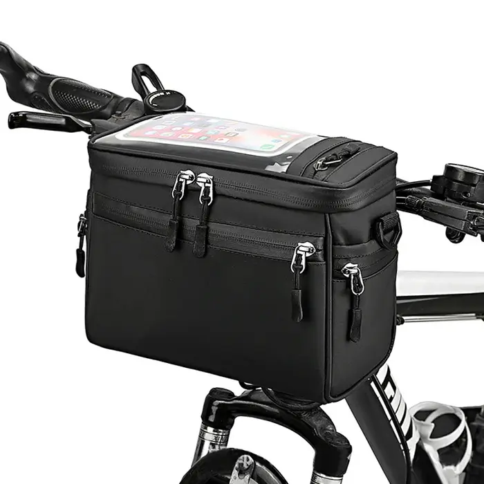 Sac de guidon de vélo en poudre Electrolux, sacoche de tube avant de bicyclette, de transport