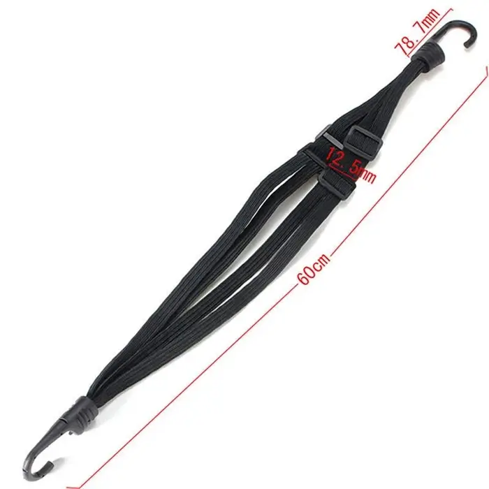 Sangle de corde élastique rétractable pour bagages de casque de moto et de vélo