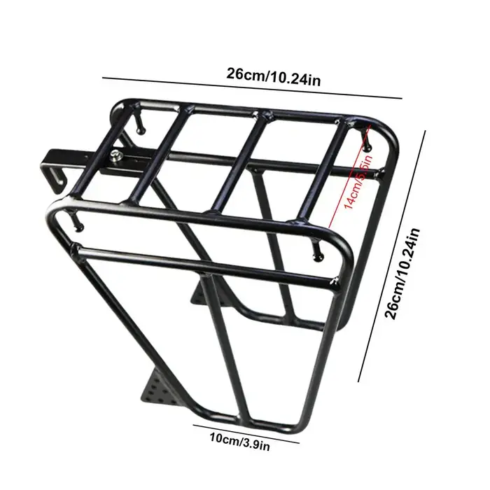 Porte-bagages avant pour vélo de route, support de fourche pour vélo, accessoires de montage pour ba