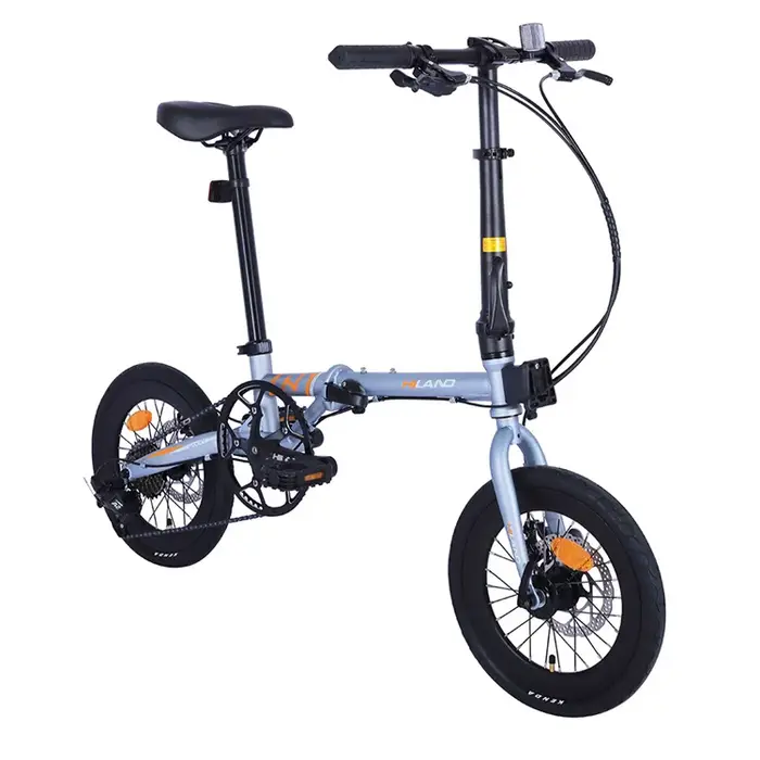 Vélo pliable en acier de 16 pouces, 8 vitesses, pour adultes, vente en gros
