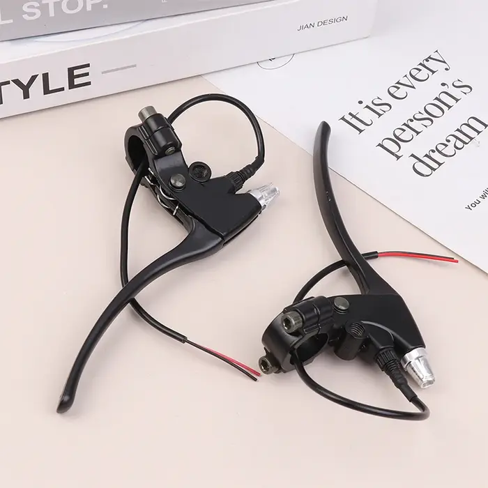 1 paire de leviers de frein arrière pour vélo électrique