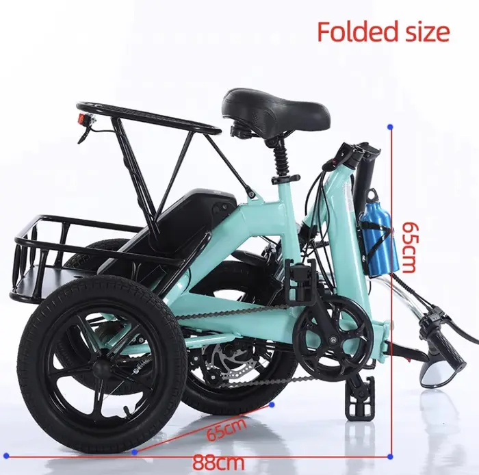 Mini Tricycle électrique pliable pour adultes