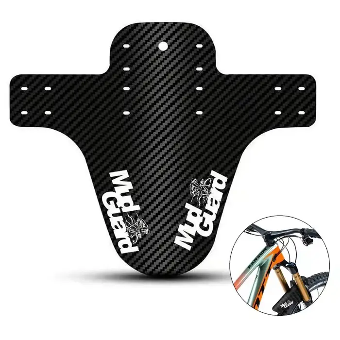 Ailes de vélo avant en fibre de carbone arrière VTT pneu de vélo de route ailes garde-boue