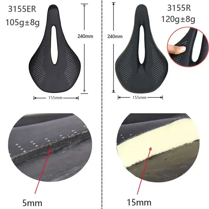 ELITA ONE selle de vélo vtt/route 240*143mm Rails en carbone 7x7mm siège de vélo Super léger 90g