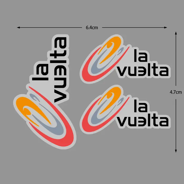 Autocollants de course cycliste 3D UV pour vélos de route