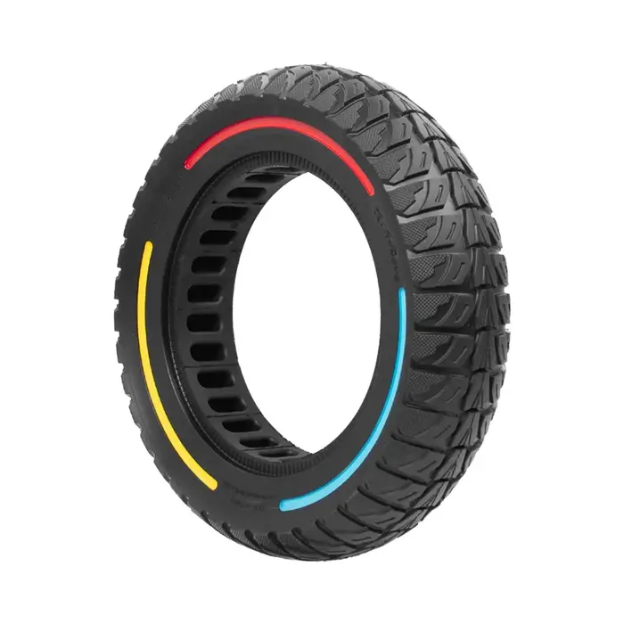 Pneu solide Anti-crevaison tout-terrain 10x2.5-6.1 pour Scooter électrique KUGOO M4/M4 Pro
