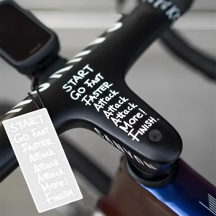 Autocollants de vélo « Go Fast