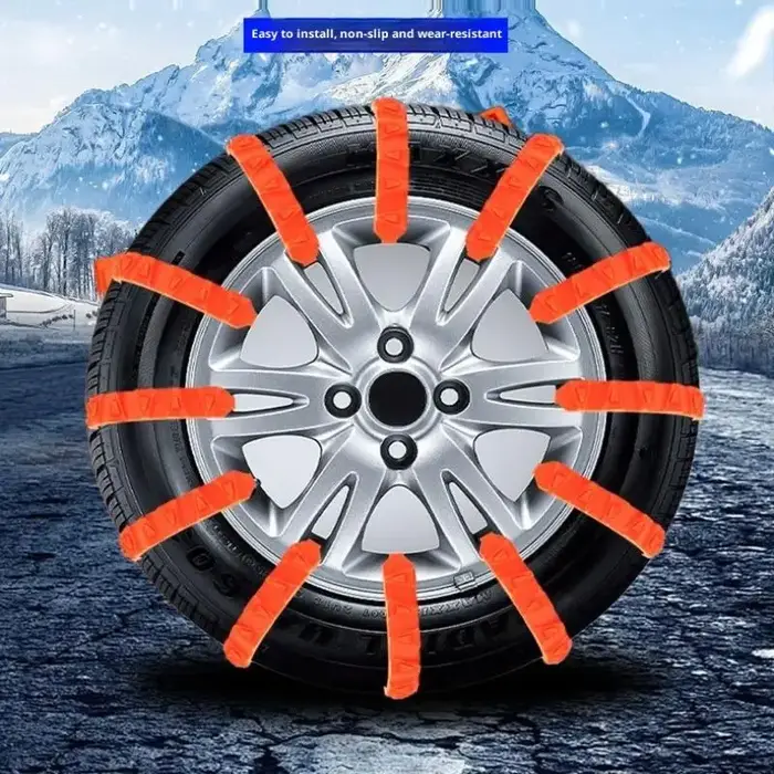 Chaînes de neige antidérapantes pour motos, vélos, roues de pneus d'hiver, attaches de câble antidérapantes, chaîne de pneus d'urgence pour moto, 10/20 pièces
