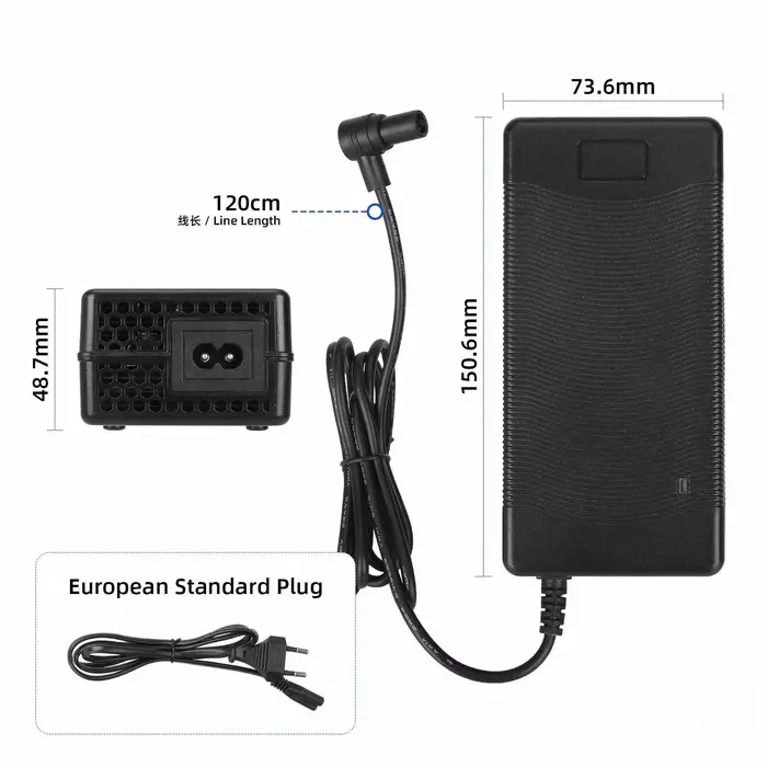 Chargeur de Scooter électrique 54.6V 2a