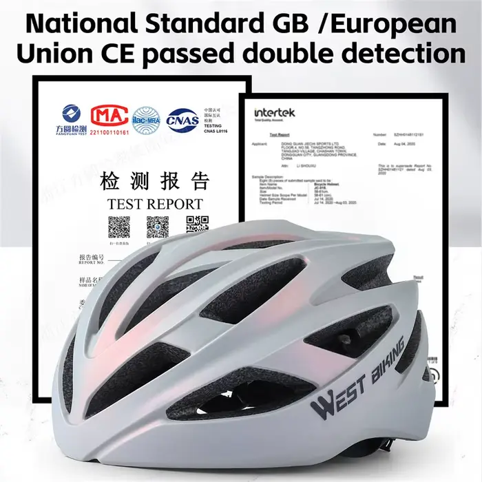 WEST BIKING-Casque de vélo léger intégré pour femme