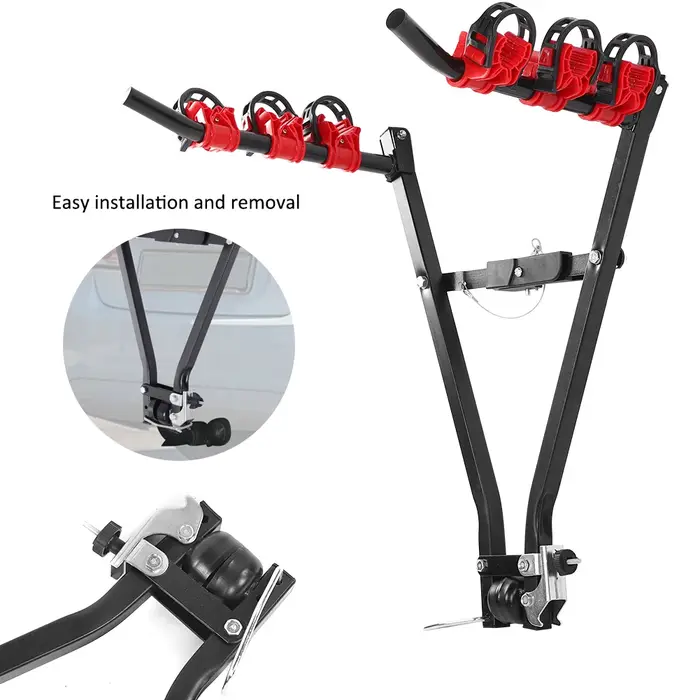 Porte-vélo de voiture, support de remorquage arrière d'automobile