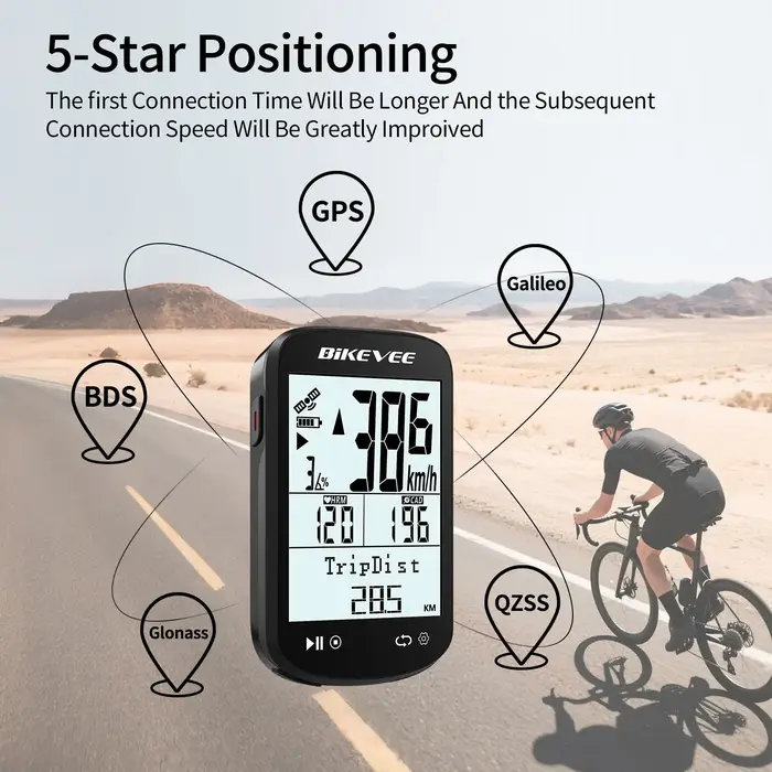 Ordinateur de vélo sans fil Bluetooth 5.4 & ANT+ Link-S App