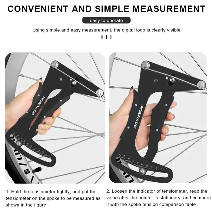 Jauge de tension des rayons de vélo de montagne