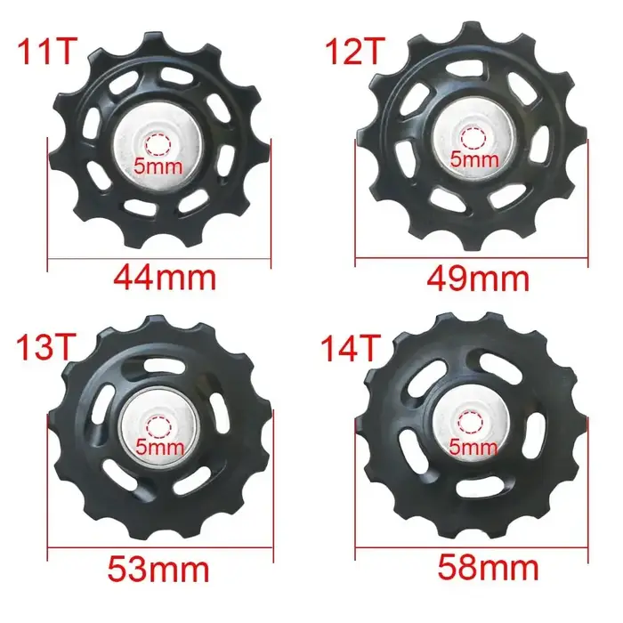 Rouleau de poulie de dérailleur de vélo VTT