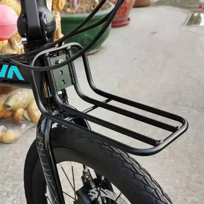 Porte-bagages avant pliable pour vélo, construction robuste, porte-bagages avant pour deux roues, gr
