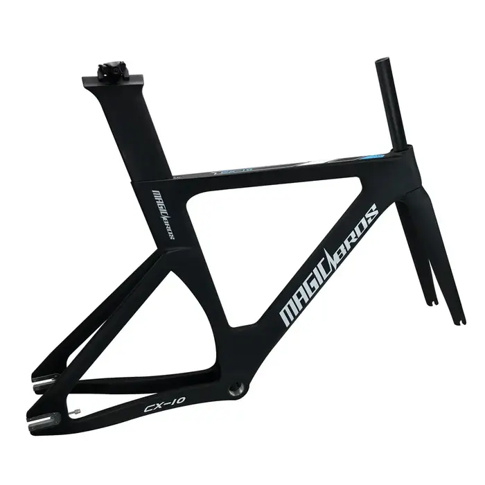 Ultraléger T800 700C course Fixie vélo de route cadre en Fiber de carbone