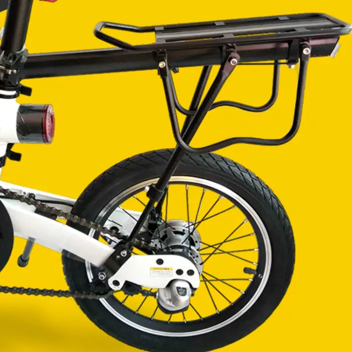 Siège arrière pliable pour vélo électrique