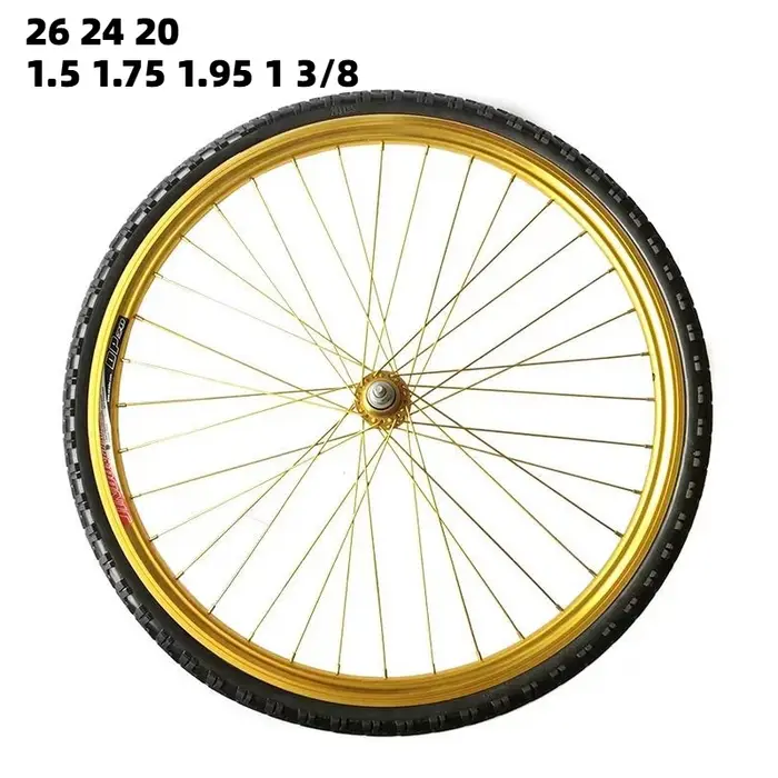 Pneu solide de vélo 20/22/24/26 pouces x1.50/1.95/1 3/8 26 pouces