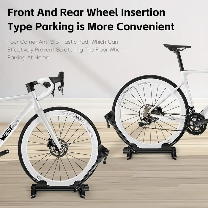 Support de stationnement pour vélo à double poteau WEST BIKING