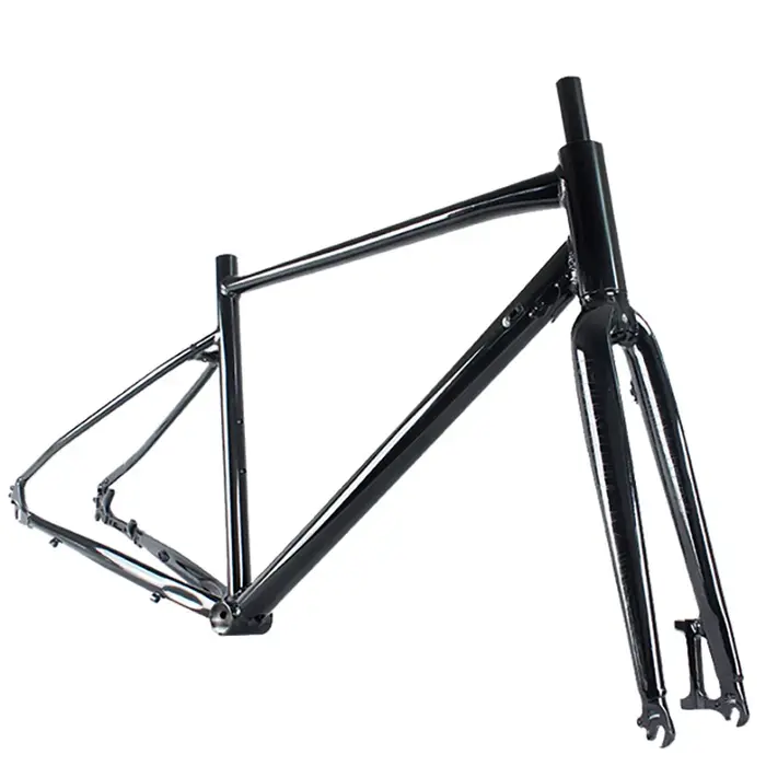 Cadre de vélo tout-terrain en alliage d'aluminium 700C avec frein à disque