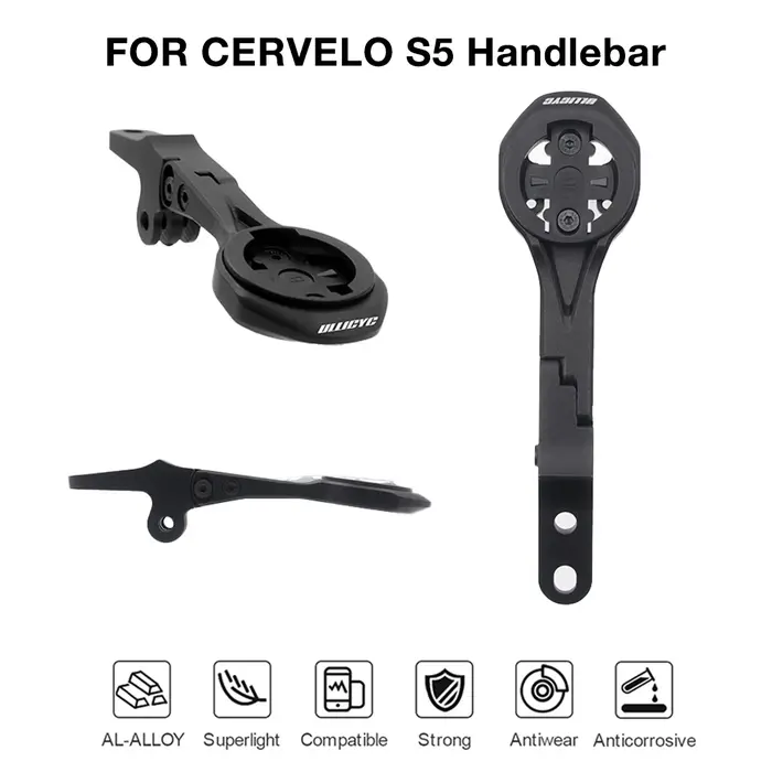 Cervelo S5 Aerobar guidon intégré vélo support d'ordinateur universel en alliage d'aluminium