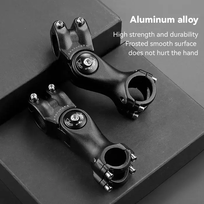 Tige de vélo guidon réglable en alliage d'aluminium 31.8mm rehausseur de hauteur 85 120mm pour VTT