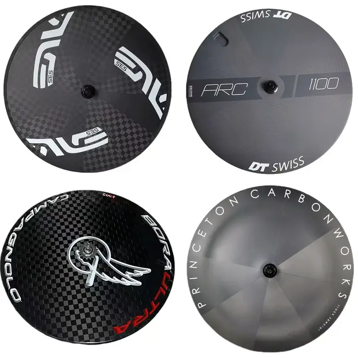 700C T800 seulement roue arrière de vélo de route en Fiber de carbone roues à disque